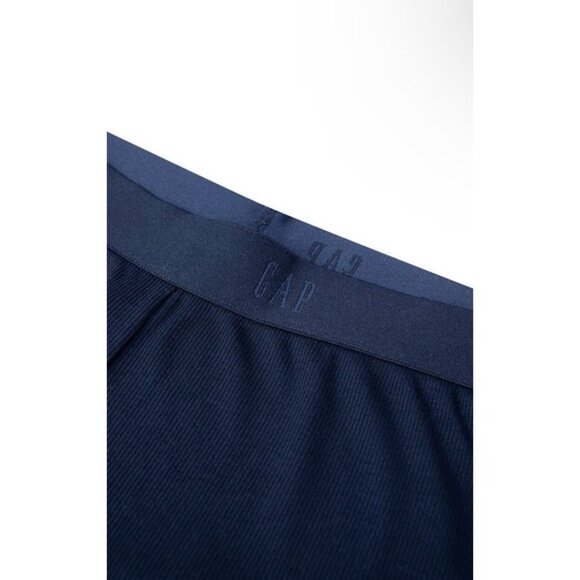 GAP Body Women’s Ribbed Lounge Sleep Pant Navy XL Soft Stretch Pajama Bottom - Picture 4 of 6